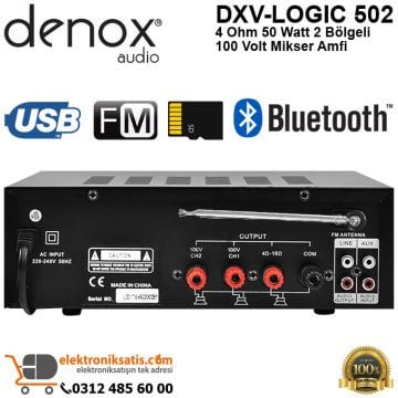 Denox DXV-Logic 502 100V 50 Watt 2 Bölgeli Anfi