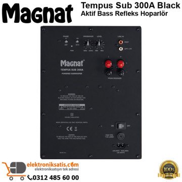 Magnat Tempus Sub 300A Black Aktif Bass Refleks Hoparlör