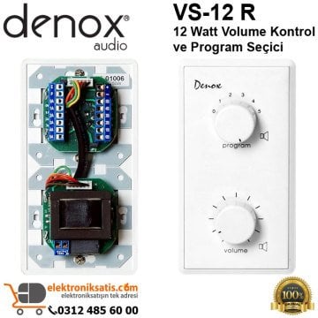 Denox VS-12 R Volume Kontrol ve Program Seçici