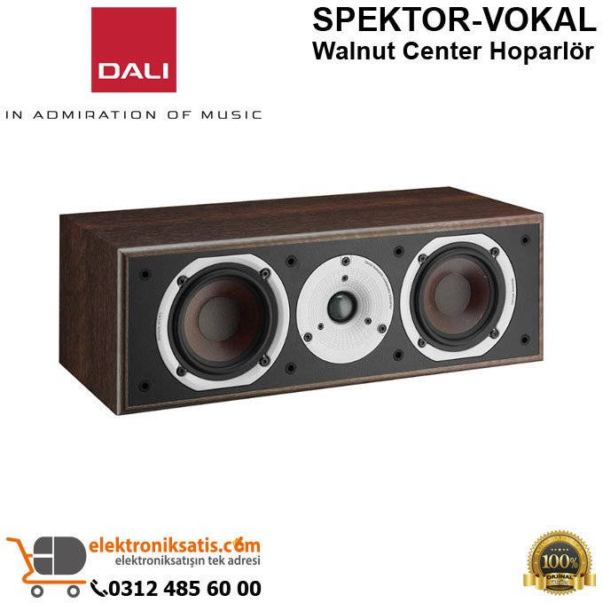 Dali SPEKTOR-VOKAL Walnut Center Hoparlör