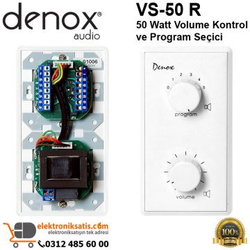Denox VS-50 R Volume Kontrol ve Program Seçici
