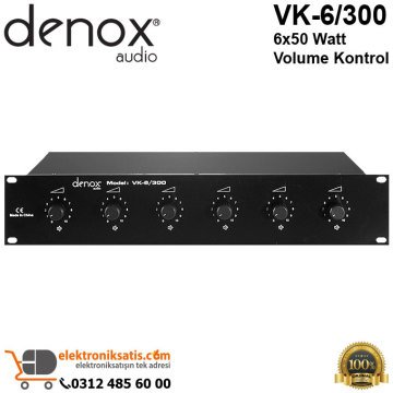 Denox VK-6 300 6x50 Watt Volume Kontrol