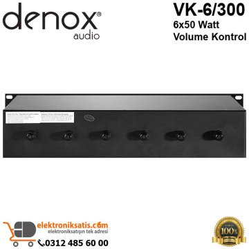 Denox VK-6 300 6x50 Watt Volume Kontrol