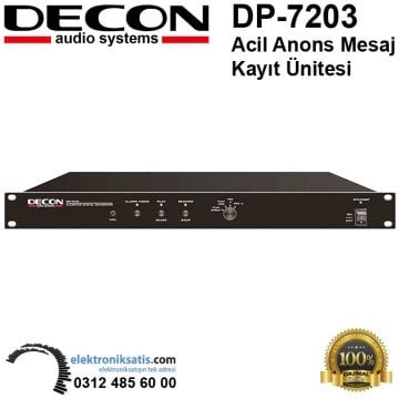 Decon DP-7203 Acil Anons Mesaj Kayıt Ünitesi