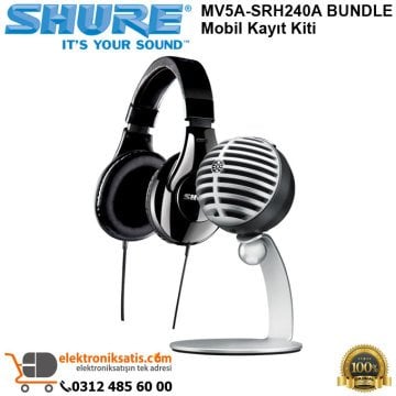 Shure MV5A-SRH240A BUNDLE Mobil Kayıt Kiti