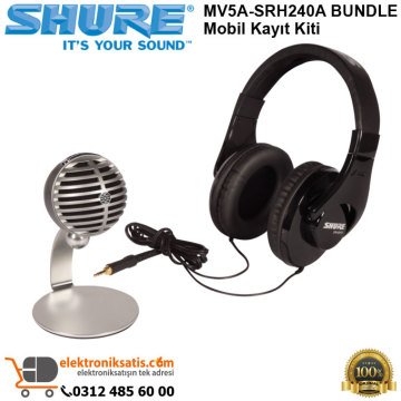 Shure MV5A-SRH240A BUNDLE Mobil Kayıt Kiti