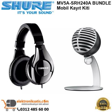 Shure MV5A-SRH240A BUNDLE Mobil Kayıt Kiti