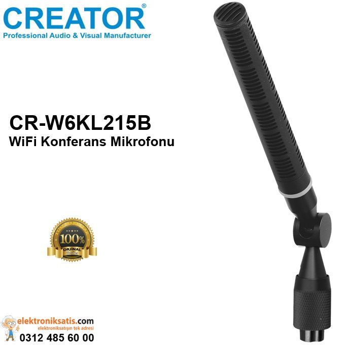 Creator CR-W6KL215B WiFi Konferans Mikrofonu