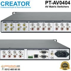 Creator Pt-AV0404 Audio Video Matrix Switcher