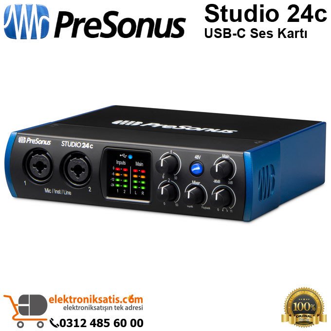 PRESONUS Studio 24c USB-C Ses Kartı