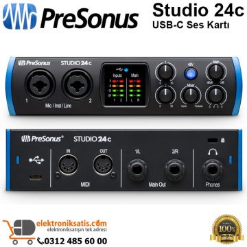 PRESONUS Studio 24c USB-C Ses Kartı