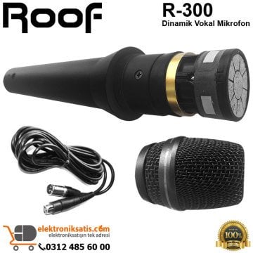 Roof R-300 Dinamik Vokal Mikrofon
