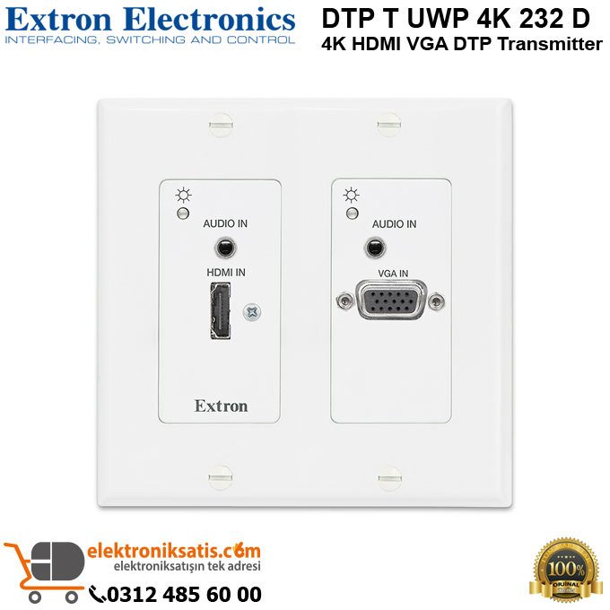 Extron DTP T UWP 4K 232 D 4K HDMI VGA DTP Transmitter