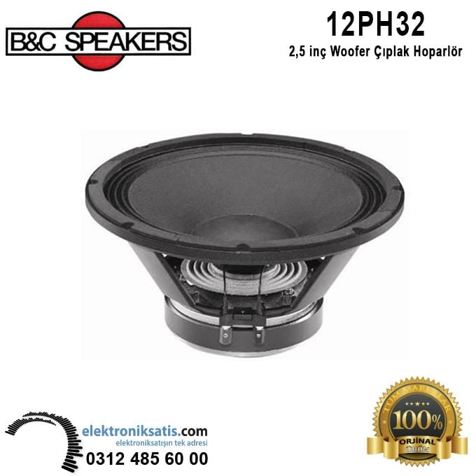 B&C 12PH32  12' - 30 cm Woofer Çıplak Hoparlör