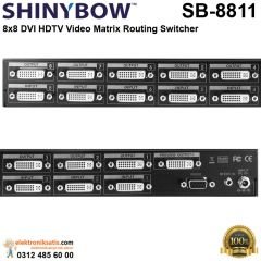 Shinybow SB-8811 8x8 DVI HDTV Video Matrix Routing Switcher