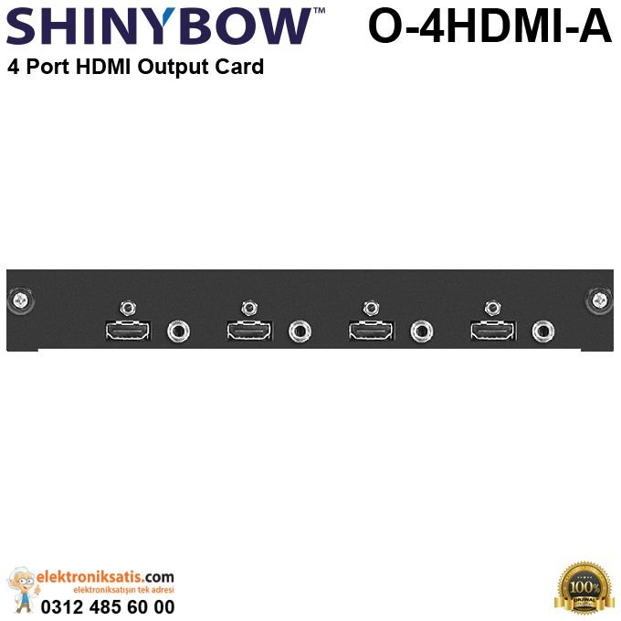 Shinybow O-4HDMI-A 4 Port HDMI Output Card