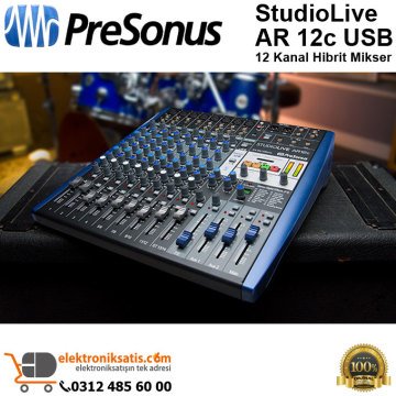 PRESONUS StudioLive AR 12c USB 12 Kanal Hibrit Mikser