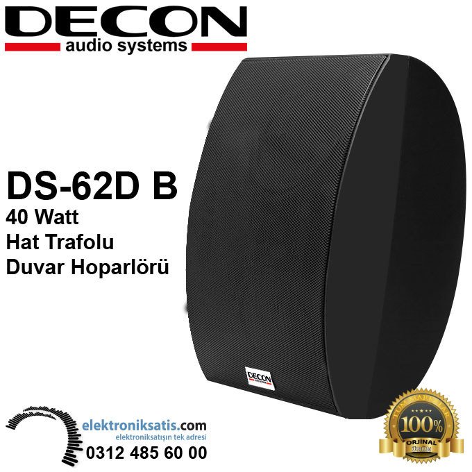 Decon DS-62DB 40 Watt Hat Trafolu Duvar Hoparlörü