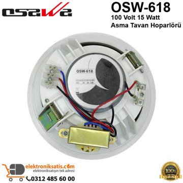 OSAWA OSW-618 100V 15 Watt Asma Tavan Hoparlörü