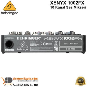 Behringer XENYX 1002FX 10 Kanal Ses Mikseri