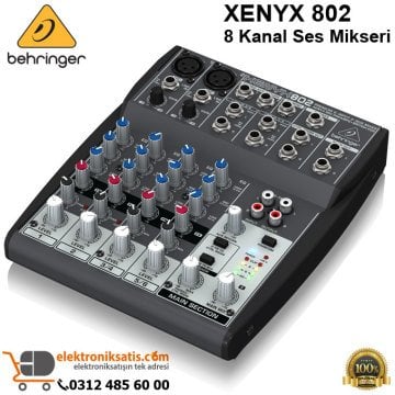 Behringer XENYX 802 8 Kanal Ses Mikseri