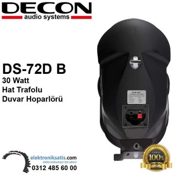 Decon DS-72DB 30 Watt Hat Trafolu Duvar Hoparlörü