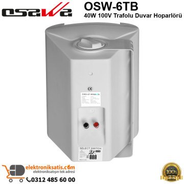 OSAWA OSW-6T Beyaz 100V Trafolu Duvar Hoparlörü