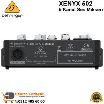 Behringer XENYX 502 Ses Mikseri