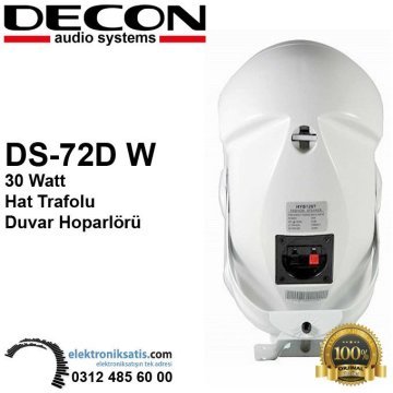 Decon DS-72DW 30 Watt Hat Trafolu Duvar Hoparlörü