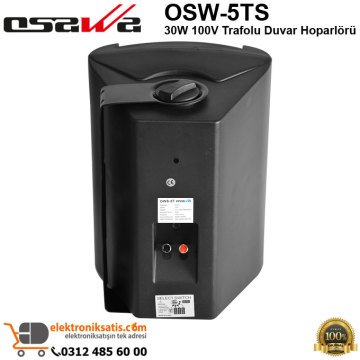 OSAWA OSW-5T Siyah 100V Trafolu Duvar Hoparlörü