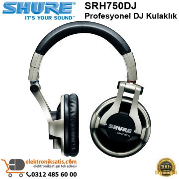 Shure SRH750DJ Profesyonel DJ Kulaklık