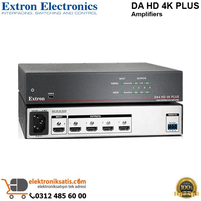 Extron DA HD 4K PLUS Amplifiers