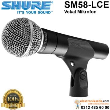 Shure SM58-LCE Dinamik Vokal Mikrofon