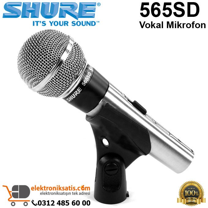 Shure 565SD Dinamik Vokal Mikrofon