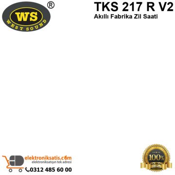 West Sound TKS 217 R V2 Akıllı Fabrika Zil Saati