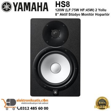 Yamaha HS8 Aktif Stüdyo Referans Monitör Siyah
