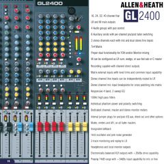 Allen Heath GL2400 424-x Ses Mikseri