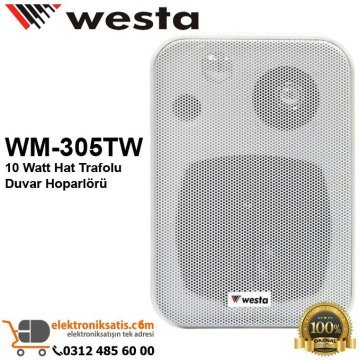 Westa WM-305TW 10 Watt Hat Trafolu Duvar Hoparlörü