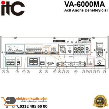 ITC VA-6000MA Acil Anons Denetleyicisi