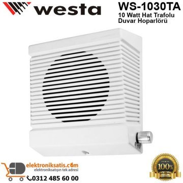 Westa WS-1030TA 10 Watt Hat Trafolu Duvar Hoparlörü