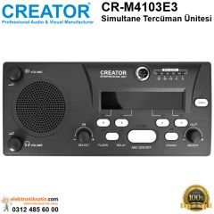 Creator CR-M4103E3 Simultane Tercüman Ünitesi