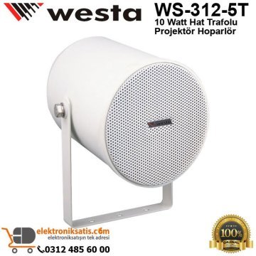 Westa WS-312-5T 10 Watt Hat Trafolu Projektör Hoparlör