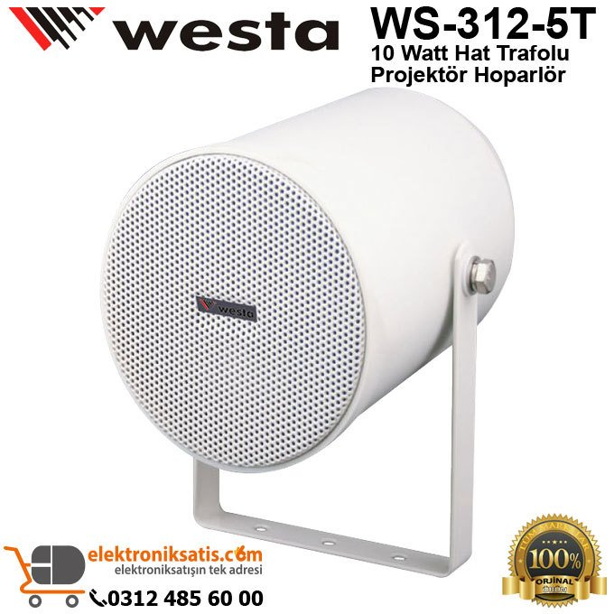 Westa WS-312-5T 10 Watt Hat Trafolu Projektör Hoparlör