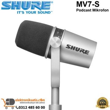 Shure MV7-S Podcast Mikrofon