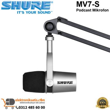 Shure MV7-S Podcast Mikrofon