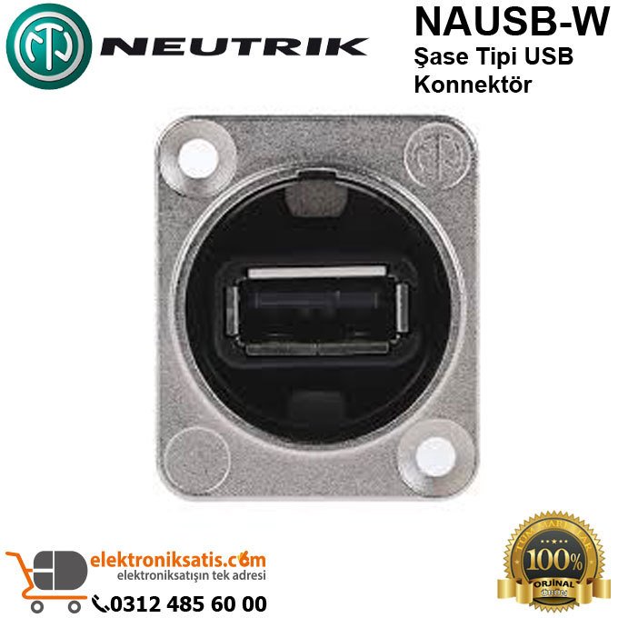 Neutrik NAUSB-W Şase Tipi USB Konnektör