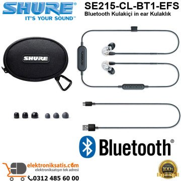 Shure SE215-CL-BT1-EFS Bluetooth in Ear Kulaklık