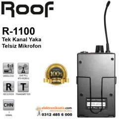 Roof R-1100 Yaka Telsiz Mikrofon
