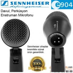 Sennheiser E904 Enstruman Mikrofonu Davul, Perküsyon