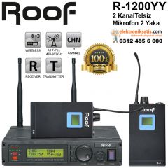 Roof R-1200 Telsiz Mikrofon 2 Yaka